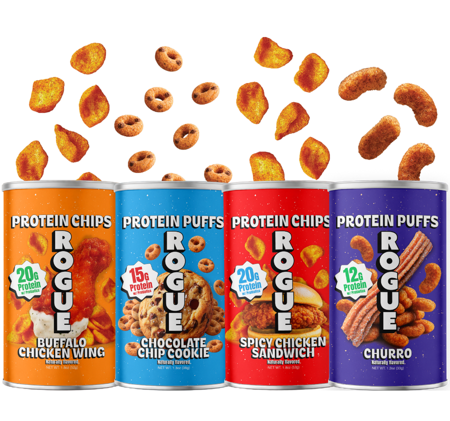 Rogue Protein Snacks, all four flavors