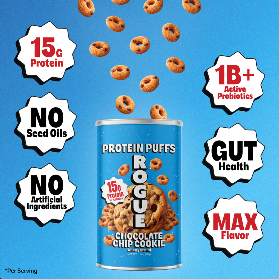 15g protein, no seed oils, 1B+ probiotics, gut health, max flavor